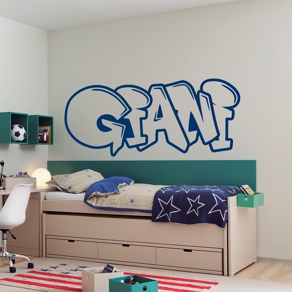 Exemple de stickers muraux: Giani Graffiti